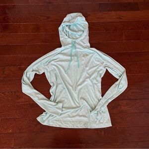 Under Armour Light Mint Hooded Long Sleeve Pullover